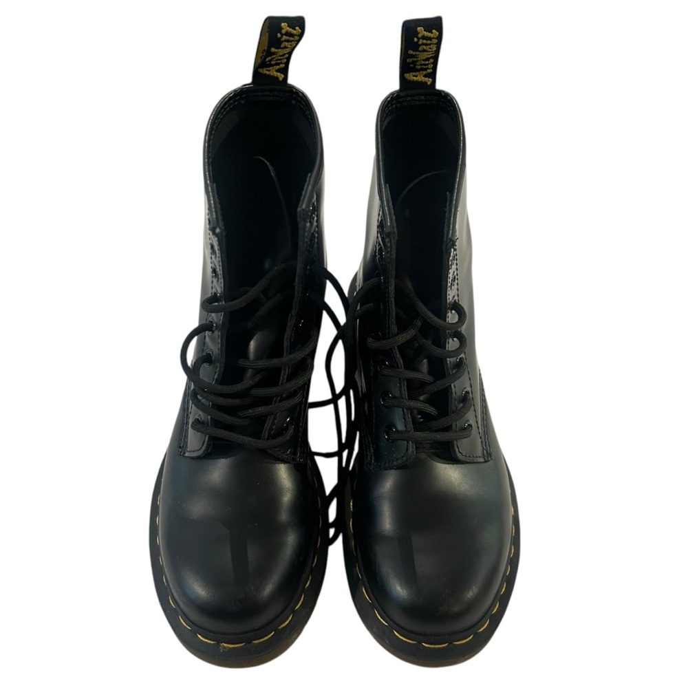 Dr. Martens 1460 The Original Smooth Leather Contrast Stitching Lace-Up boots - Picture 3 of 7